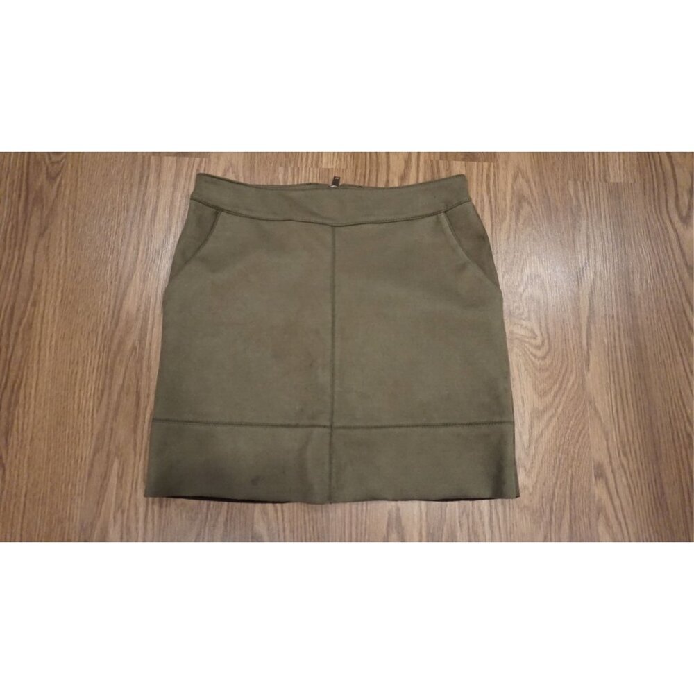 ONLY Suede Mini Skirt - Green, Size 38